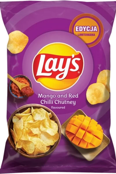 Lay's o smaku chutney z mango i czerwonego chilli